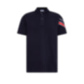 Tri-Color Band Short-Sleeve Polo